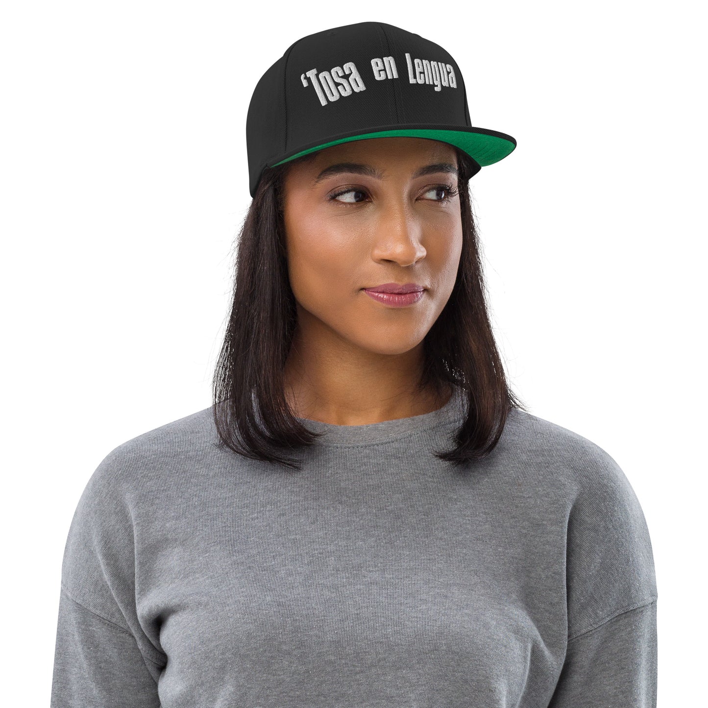 'Tosa en Lengua Snapback - Black